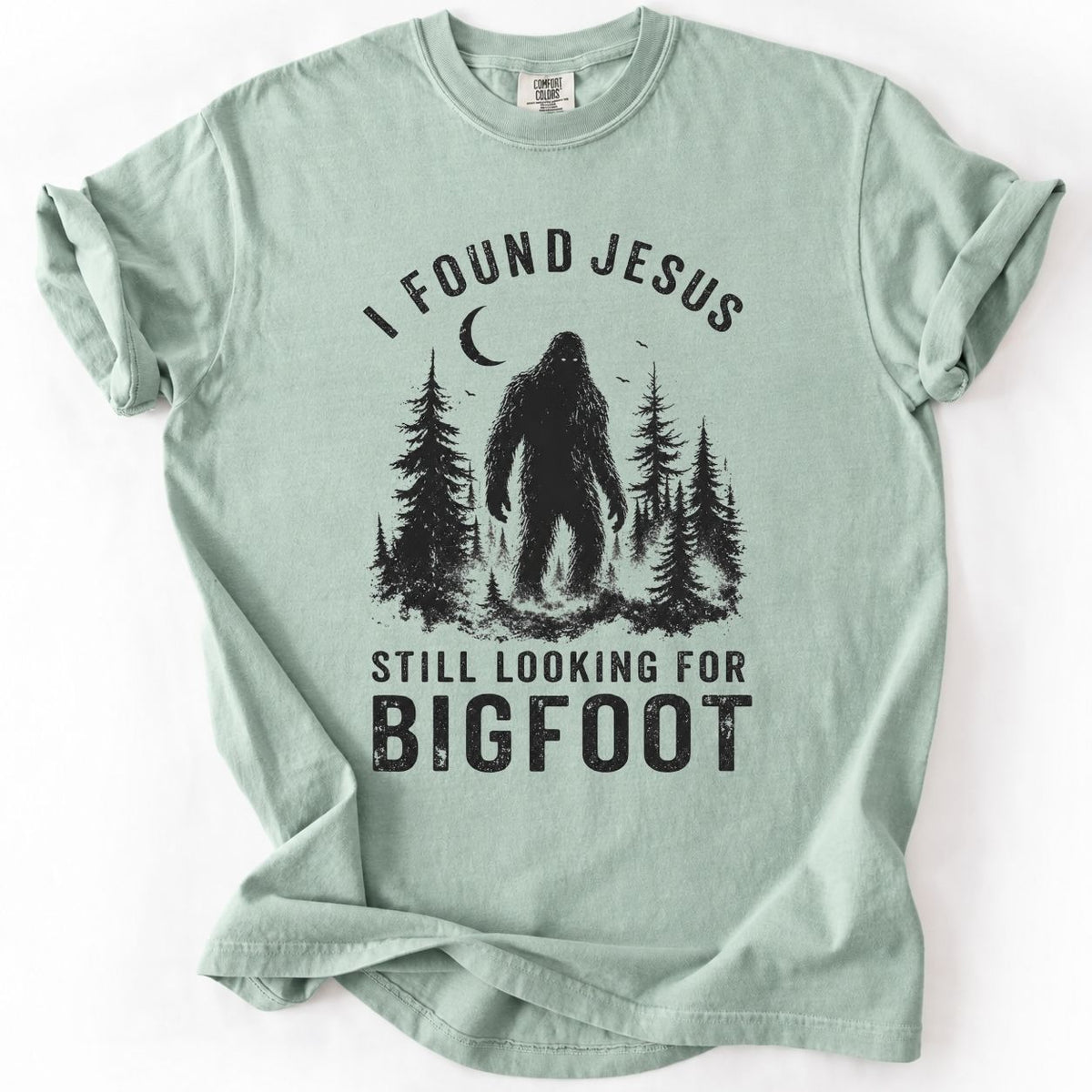 Bigfoot in Forest - Premium Shirt