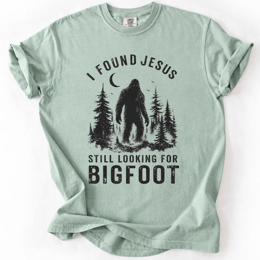 Bigfoot in Forest - Premium Shirt