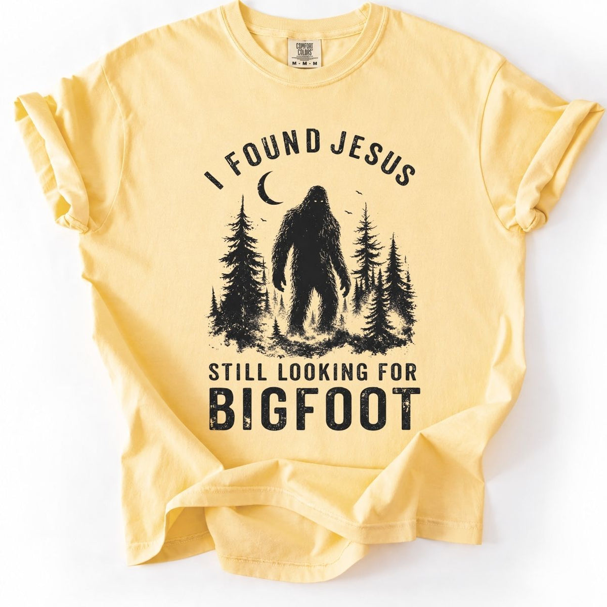 Bigfoot in Forest - Premium Shirt