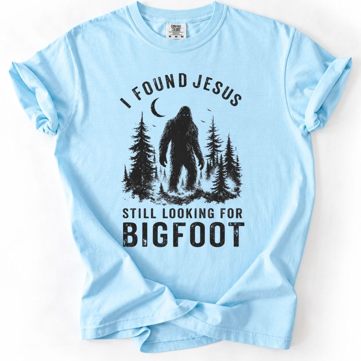 Bigfoot in Forest - Premium Shirt