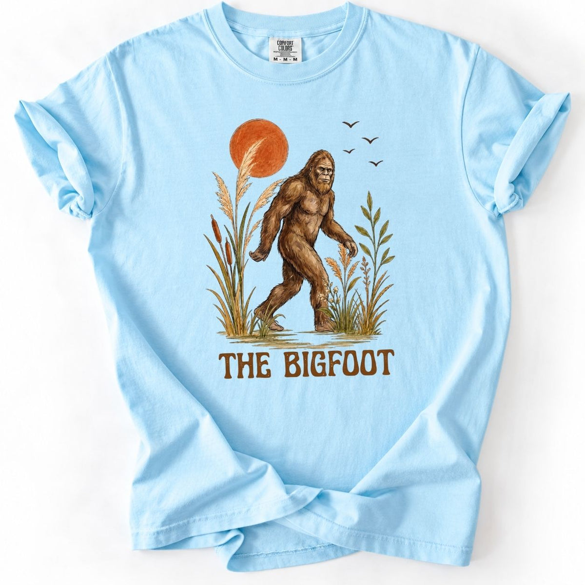 Vintage Bigfoot T-Shirt – Sasquatch Nature Graphic Premium Shirt