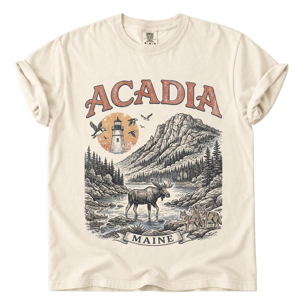 Vintage Acadia Maine Premium