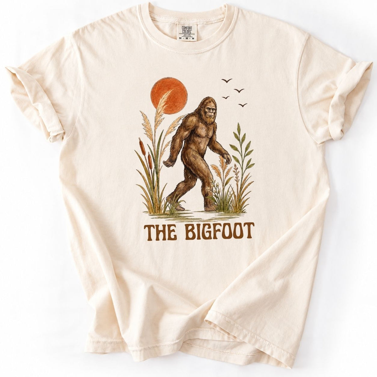 Vintage Bigfoot T-Shirt – Sasquatch Nature Graphic Premium Shirt