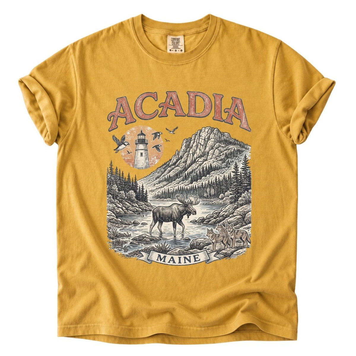 Vintage Acadia Maine Premium